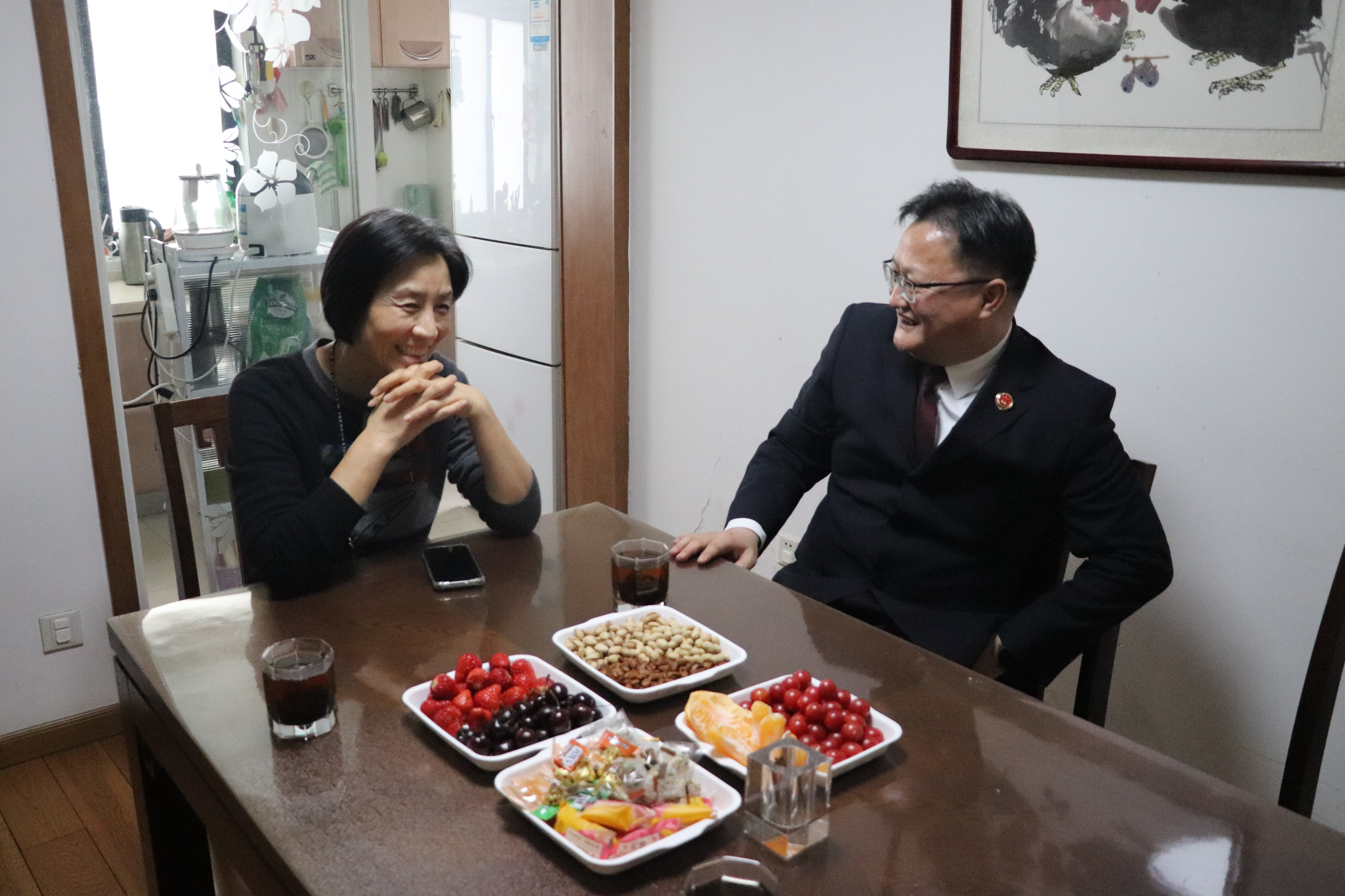 检察送温情 慰问暖人心 ——包河区人民检察院开展新春慰问老干部活动